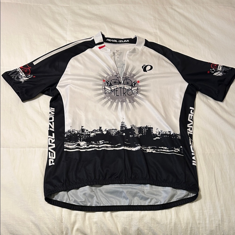 Pearl Izumi Black and White Graphic Jersey